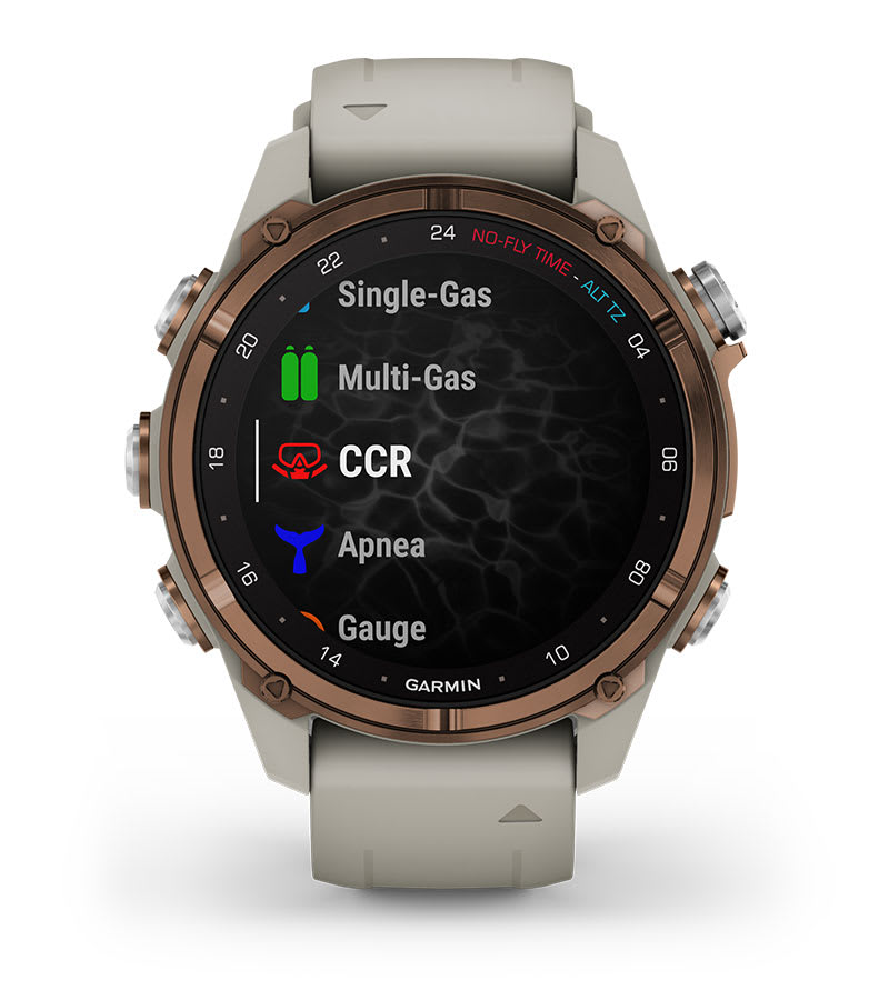 Смарт часовник Garmin Descent Mk3i Carbon, 1,2"(3.05cm) диаметър,AMOLED дисплей, 32 GB вградена памет, Bluetooth, GPS, компас, жироскоп, до 10 дни време на работа, черен - характеристика 8