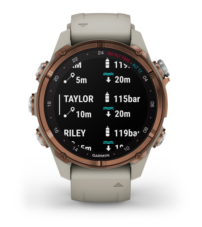 Смарт часовник Garmin Descent Mk3i Carbon, 1,2"(3.05cm) диаметър,AMOLED дисплей, 32 GB вградена памет, Bluetooth, GPS, компас, жироскоп, до 10 дни време на работа, черен - характеристика 11